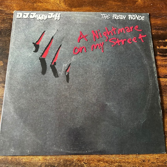 Jive Records Other - DJ Jazzy Jeff The Fresh Prince A Nightmare On My Street 12" Vinyl Single 1988